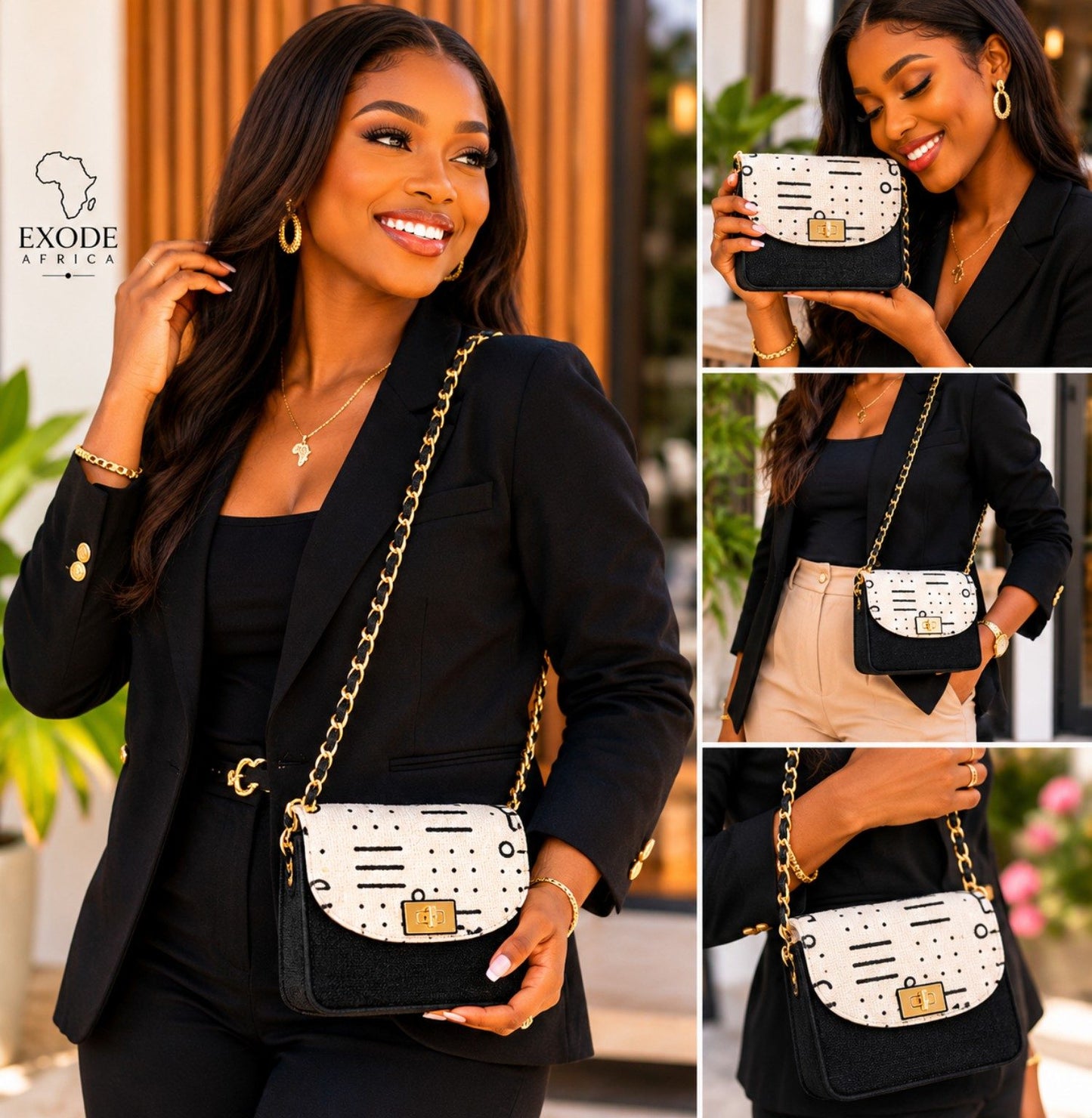 Sac ébène et ivoire